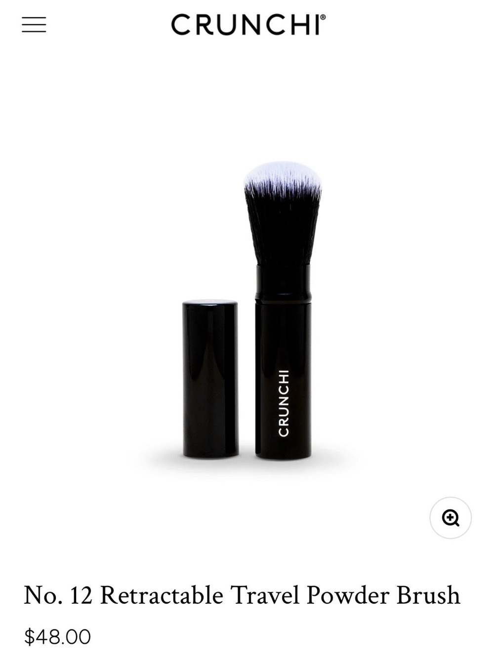 CRUNCHI #12  TRAVEL POWDER BRUSH